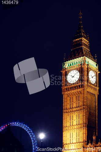 Image of Big Ben at night