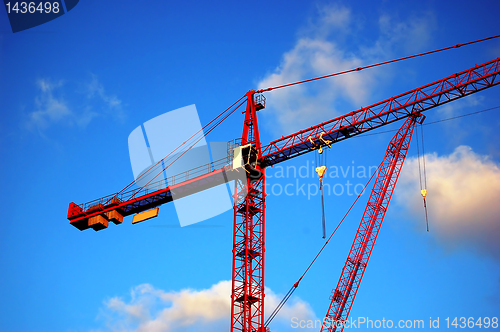 Image of construction crane in London