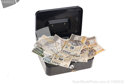 Image of Money in cash box