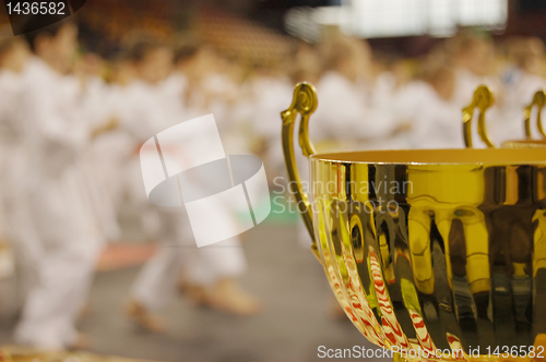 Image of karate tournament