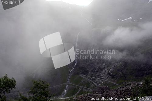 Image of Trollstigen in the mist