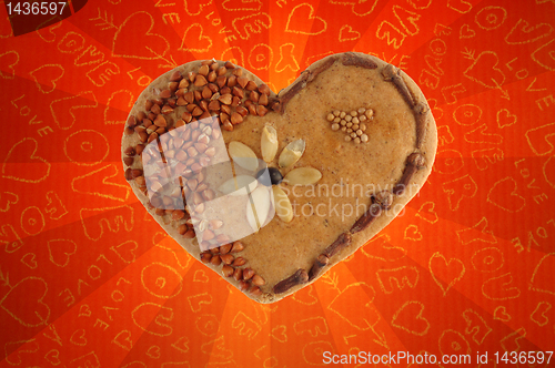 Image of Baked decorative heart