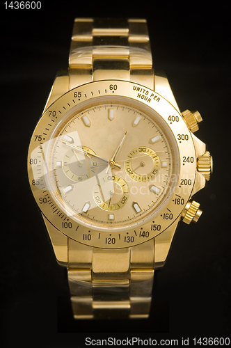 Image of Luxury gold watch