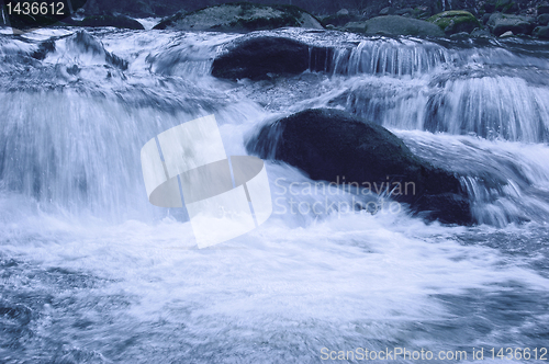 Image of Mountain waterfall