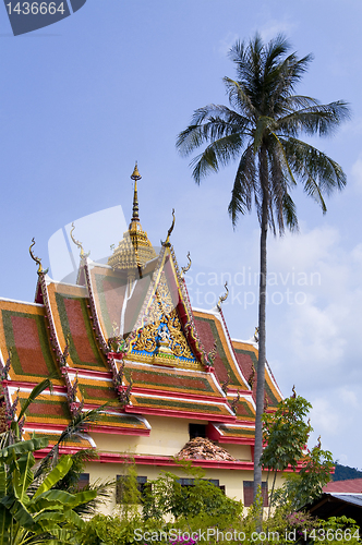 Image of Buddhist temple, Thailand