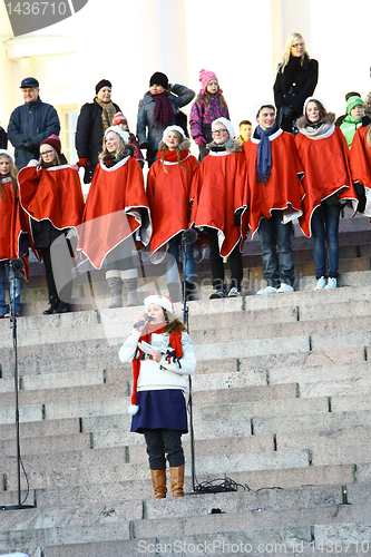 Image of Traditional Christmas Street opening in Helsinki on November 20,