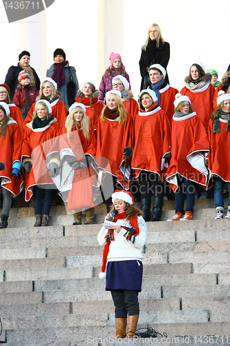 Image of Traditional Christmas Street opening in Helsinki on November 20,