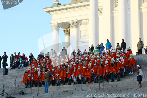 Image of Traditional Christmas Street opening in Helsinki on November 20,