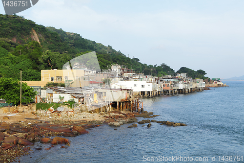 Image of fishing village of Lei Yue Mun in Hong Kong