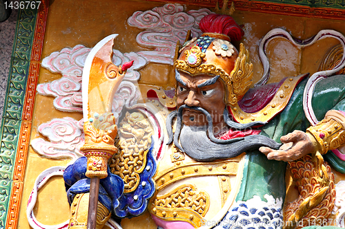 Image of statue in chinese temple