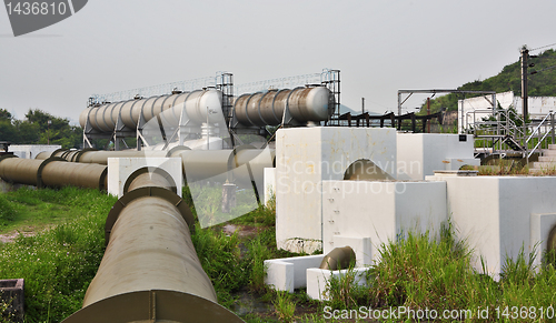 Image of metal tanks