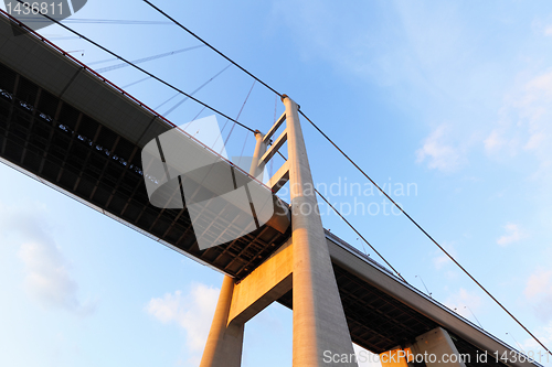 Image of Tsing Ma Bridge in Hong Kong