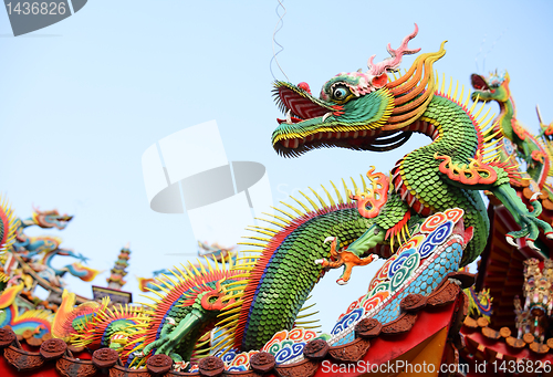 Image of Asian temple dragon