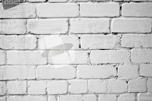 Image of White brick wall