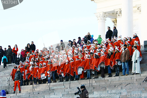 Image of Traditional Christmas Street opening in Helsinki on November 20,