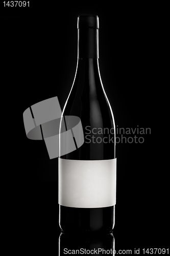 Image of Red wine bottle