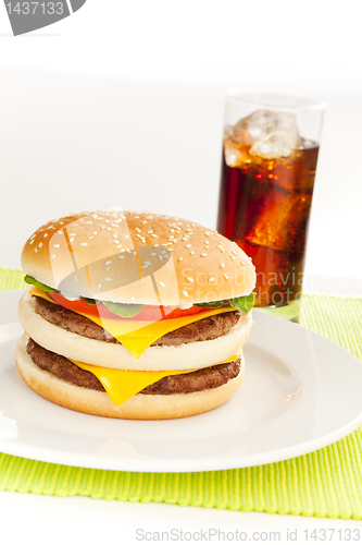 Image of Double cheese burger