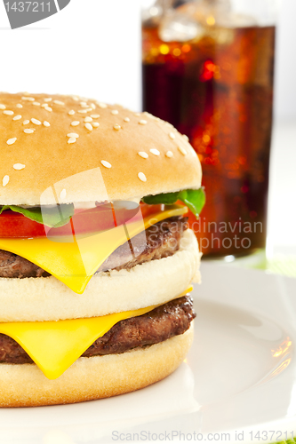 Image of Double cheese burger