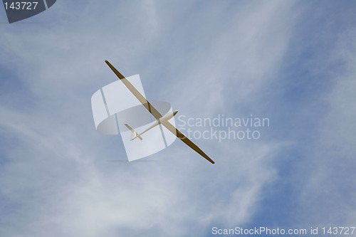 Image of Glider just before landing.