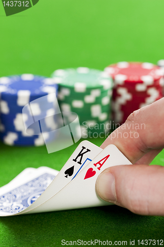 Image of Playing poker