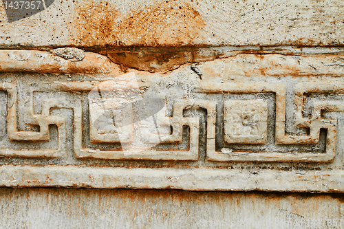 Image of Ancient patterns in Ephesus, Turkey.