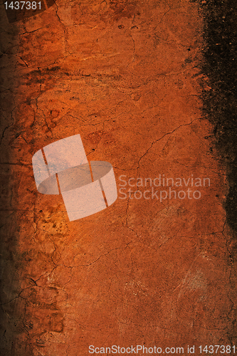 Image of Ancient brown wall .