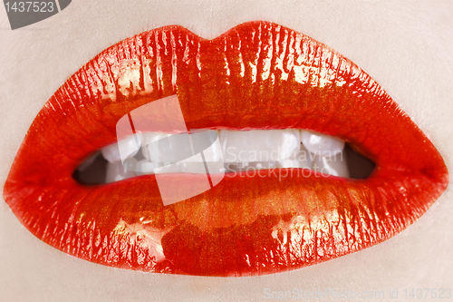 Image of red lips