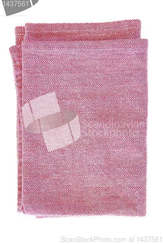 Image of red cotton texture