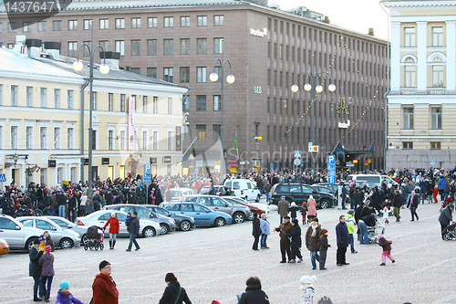 Image of Christmas Street opening in Helsinki 