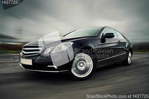 Image of Car driving fast