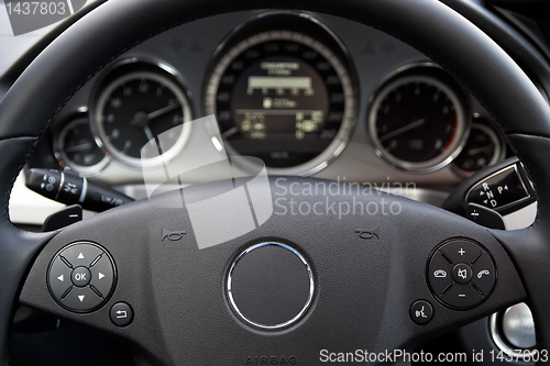 Image of Modern car dashboard