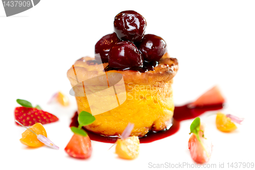 Image of Cake with cherry