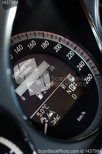 Image of Fast car speedometer