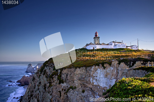 Image of Cliffs and lighthouse