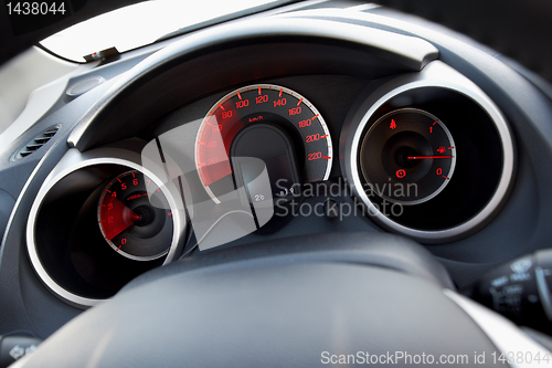 Image of Modern car dashboard