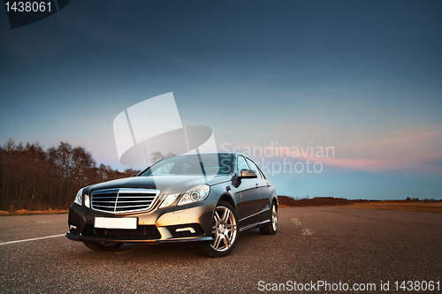 Image of Car in the light of evening sun