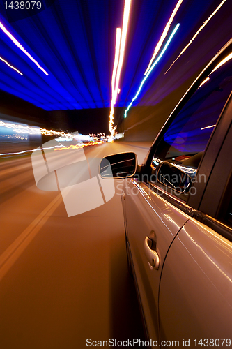Image of Car driving fast