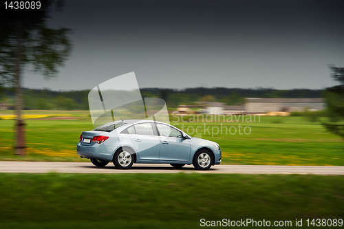 Image of Car driving fast