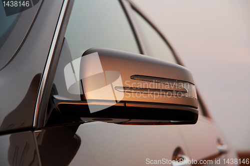 Image of Car rear view mirror
