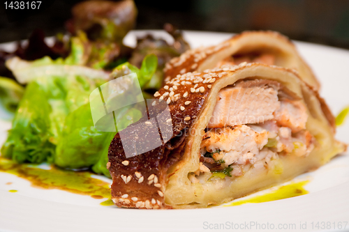 Image of Salmon strudel