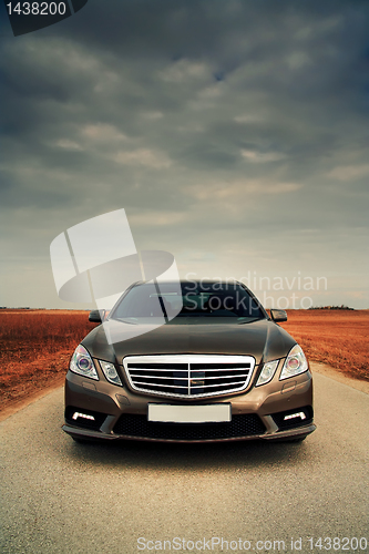 Image of Wide front view of car