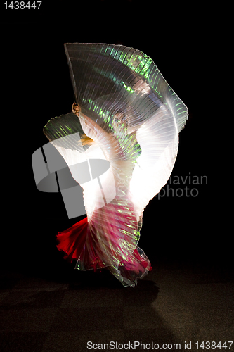 Image of oriental woman dancer