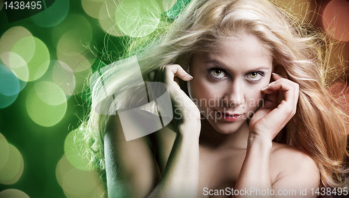 Image of blond sexy girl