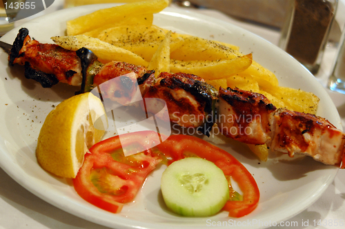 Image of chicken souvlaki