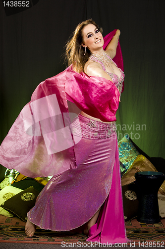 Image of oriental woman dancer