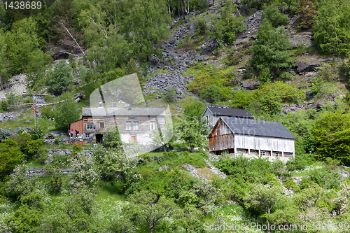 Image of Farm on mountainside