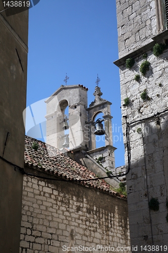 Image of Bell tower in the Sibenik, Croatia
