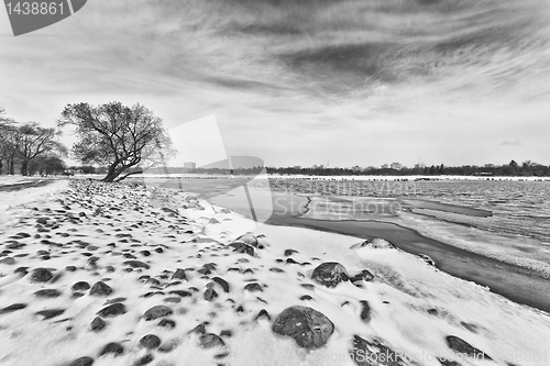 Image of Frozen lake