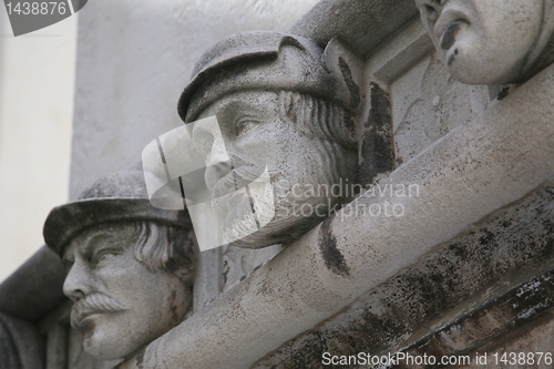 Image of Heads, Antique bas-relief