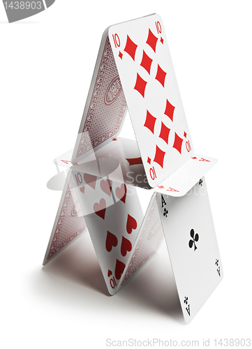 Image of Cards pyramid